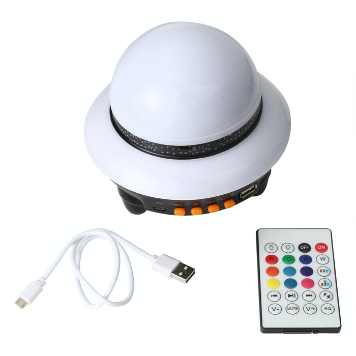Bluetooth Starry Sky Light With Remote Led Flying Saucer Projection