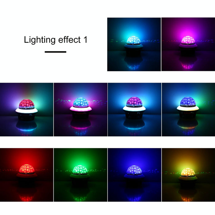 Bluetooth Starry Sky Light With Remote Led Flying Saucer Projection