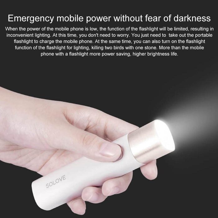 3000Mah Usb Led Flashlight Portable & Multi-Functional