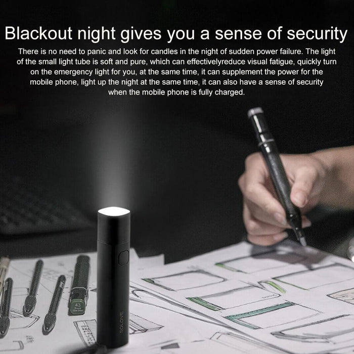 3000Mah Usb Led Flashlight Portable & Multi-Functional