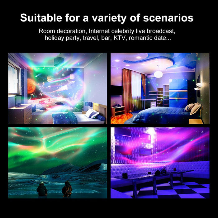 Sa200 Starry Projector With Sound & Remote Colourful Night Light