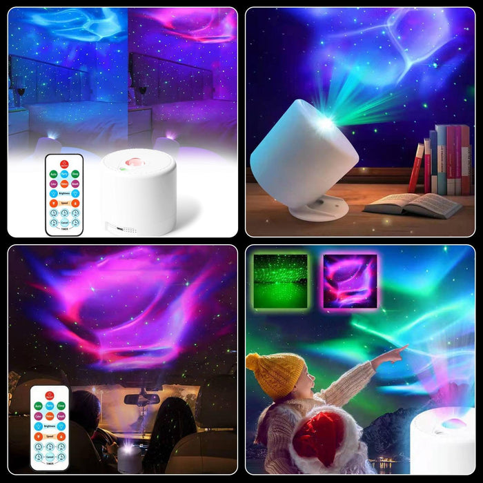 Sa200 Starry Projector With Sound & Remote Colourful Night Light
