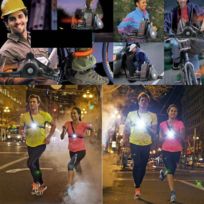Usb Rechargeable Led Chest Light For Night Running