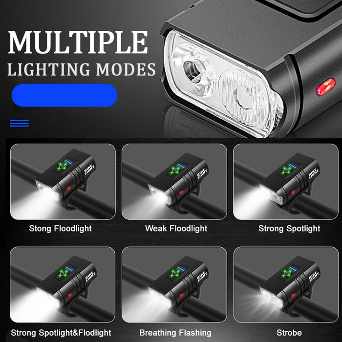 1000Lm Usb Rechargeable Bike Light