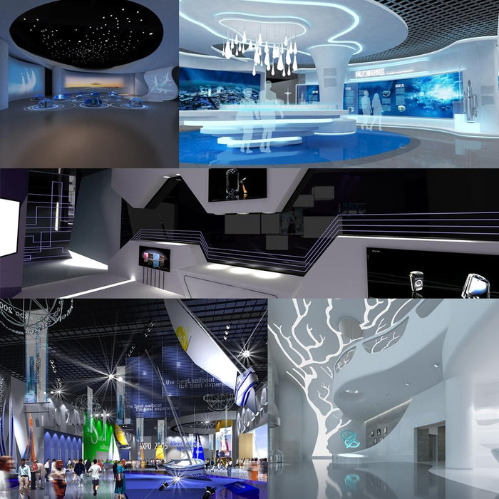 Wifi-Controlled 3D Hologram Led Display 512X512 Pixels