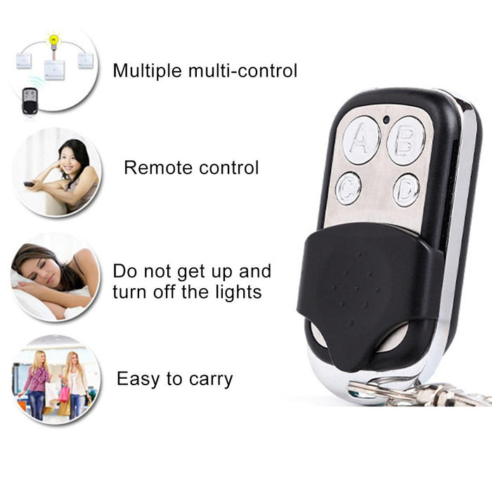 Wireless 4-Button Remote Control 20-30M Range