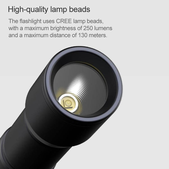 Xiaomi Beebest Portable Flashlight Three-Gear Mode Black