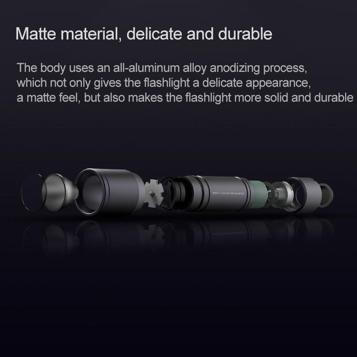 Xiaomi Beebest Portable Flashlight Three-Gear Mode Black