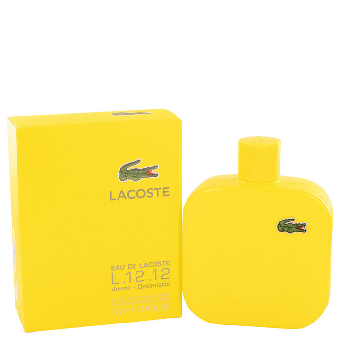 Lacoste Eau De Lacoste L.12.12 Jaune Eau De Toilette Spray By Lacoste For Men-174 Ml