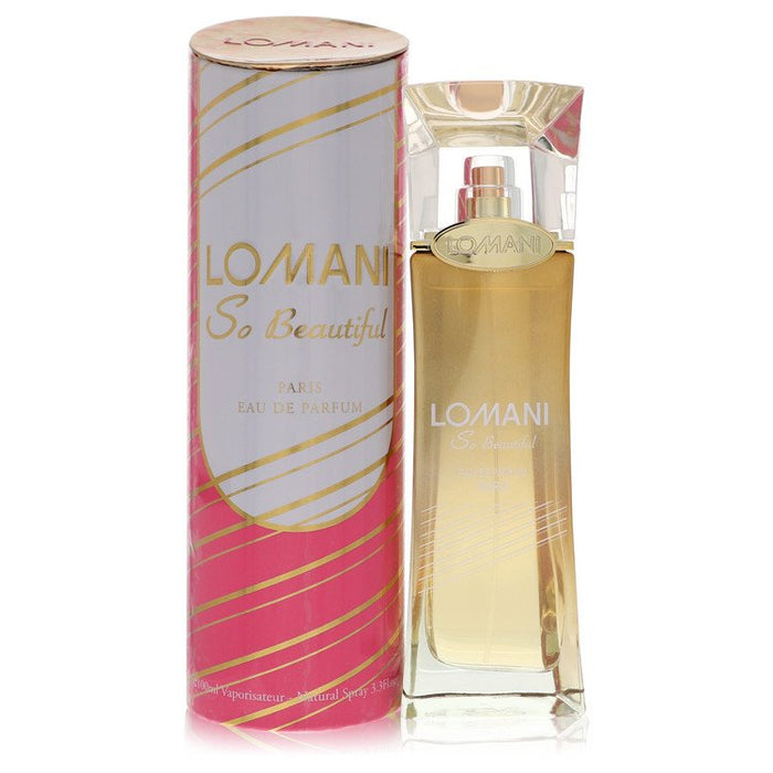 Lomani So Beautiful Eau De Parfum Spray By Lomani For Women-100 Ml