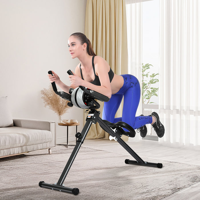 Goslash Picks Folding Ab Machine Roller Wheel Workout Mat