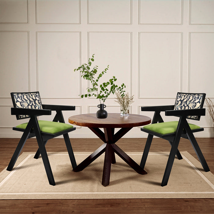 1X Dining Chair Retro Backrest Chair