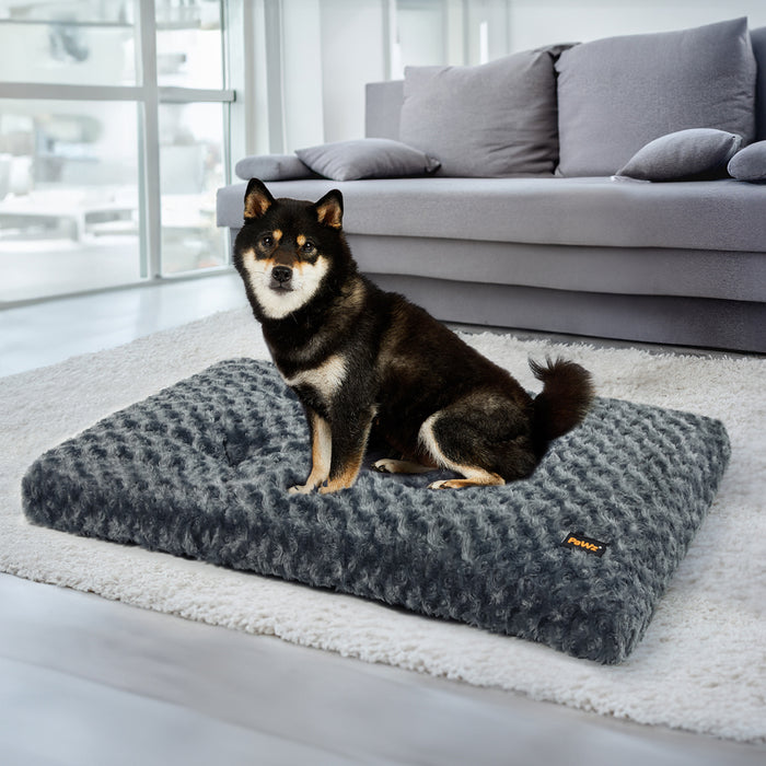 Goslash Picks 30 Inch Dog Bed Pet Calming Washable Soft Warm Plush