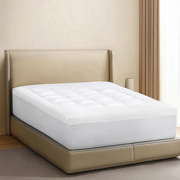 Goslash Picks Mattress Topper Pillowtop Cover Protector Single