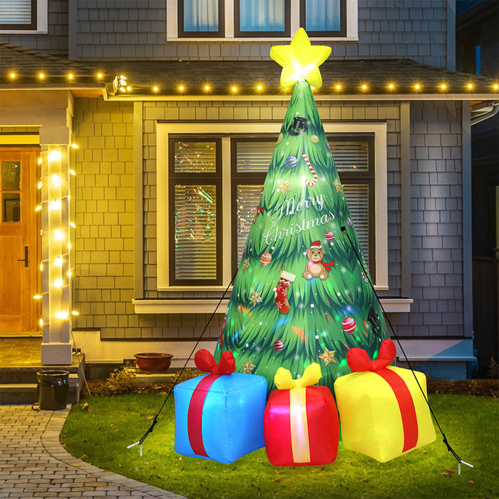 Goslash Picks Inflatable Led Christmas Tree With Music 240Cm