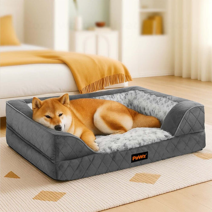 Goslash Picks Orthopedic Memory Foam Pet Bed Dog Washable Mat