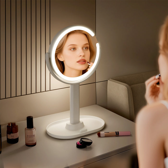 Goslash Picks 10X Magnifying Makeup Mirror With Led Light