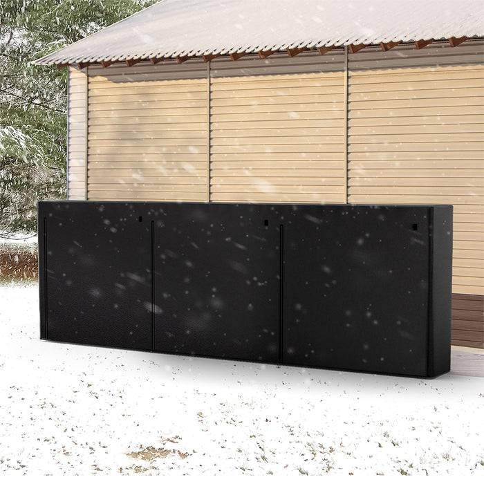 Outdoor Firewood Rack Storage With Cover