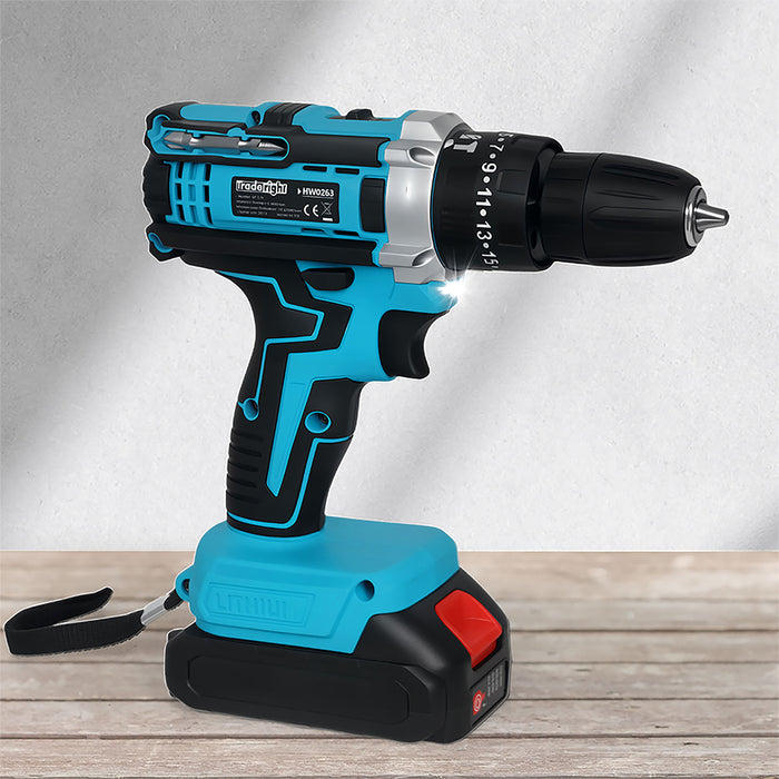 21V Cordless Drill Driver Set 2×2.0Ah Battery