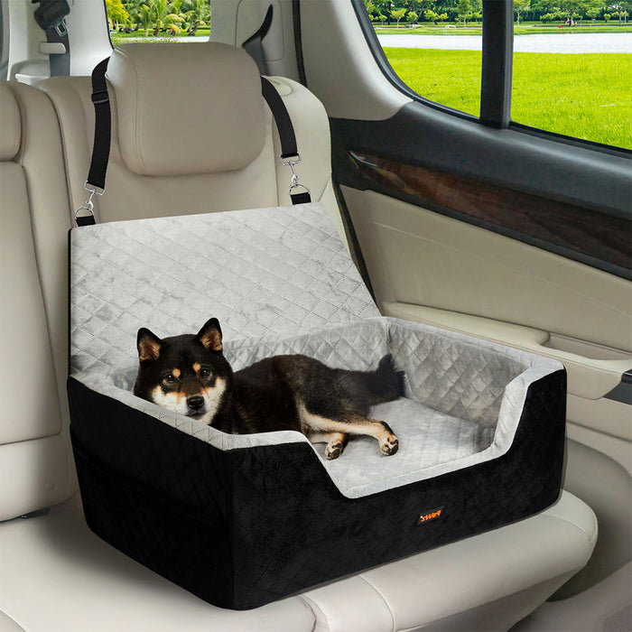 Goslash Picks Dog Car Booster Seat Belt Pet Safe Protector Travel Bed