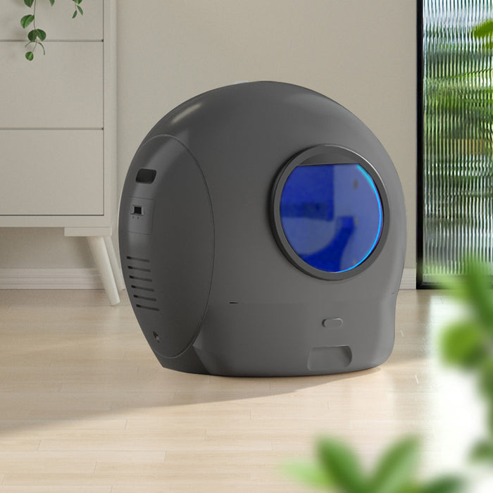 Automatic Cat Litter Box Large Self-Cleaning Grey
