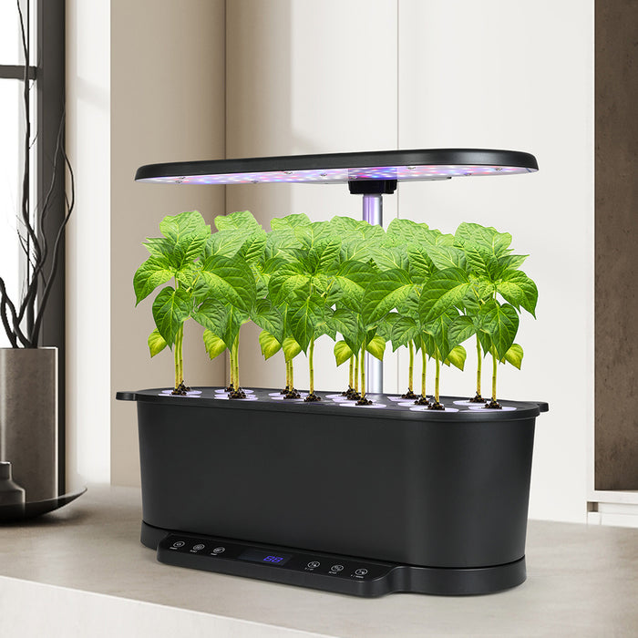 Hydroponics Growing System Indoor Seed Germination Garden Starter Kit 15 Pots