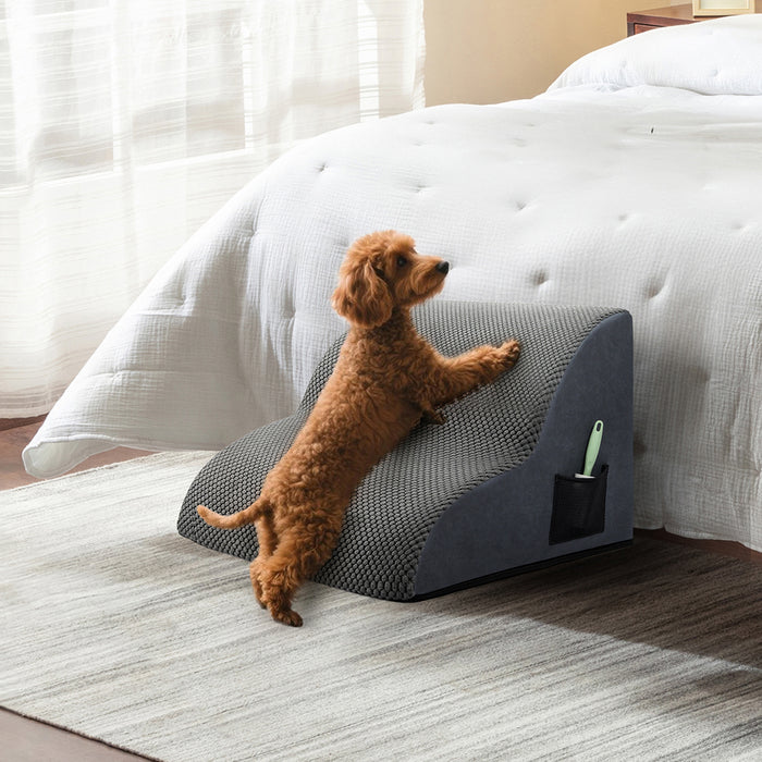 2 Steps Pet Stairs Dog Ramp High Density Foam