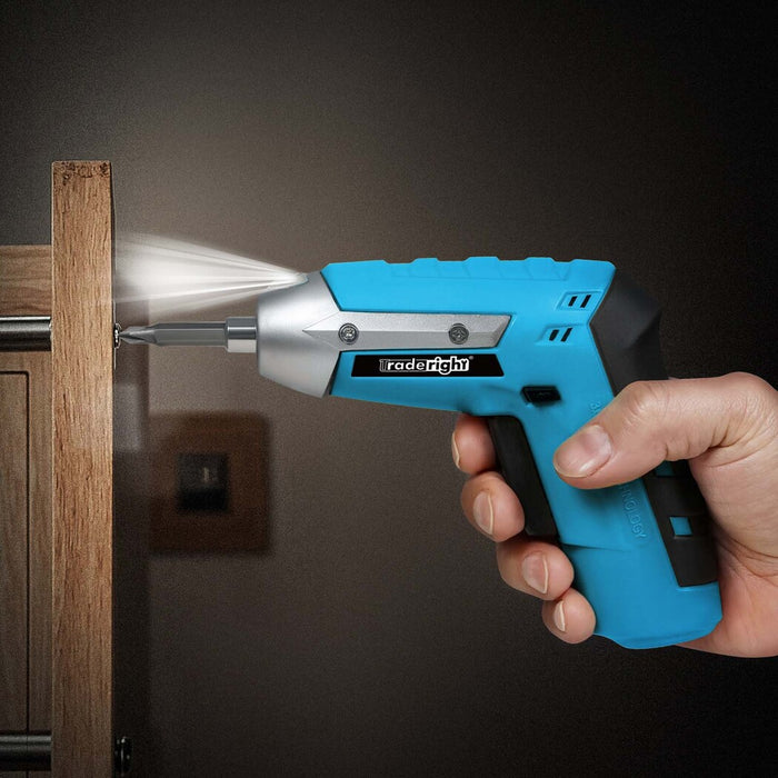 4V Cordless Screwdriver 1300Mah 210Rpm Speed