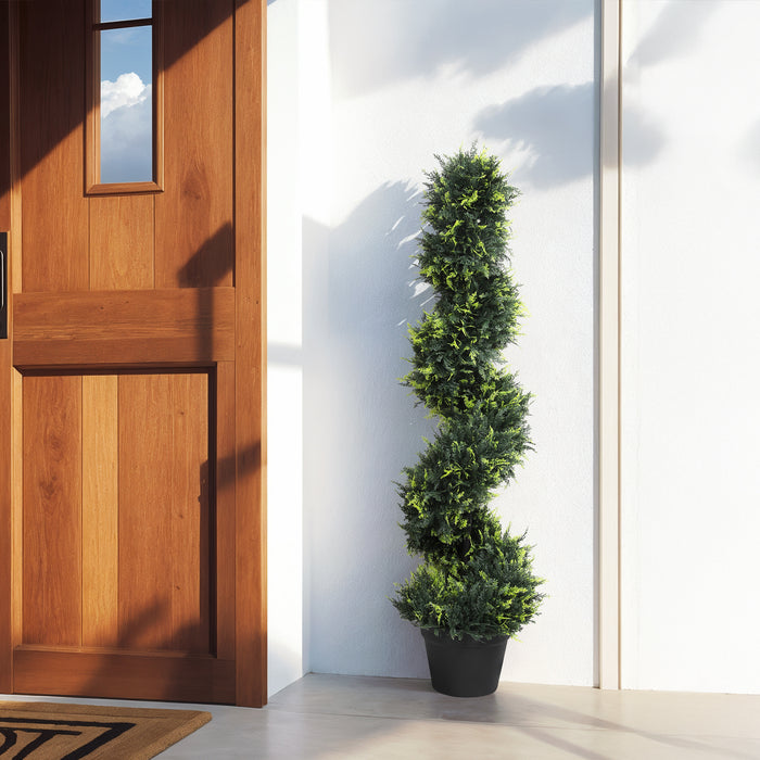 Goslash Picks Artificial Spiral Cedar Tree