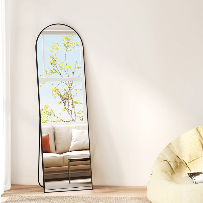 165X60Cm Full Length Mirror Wall Mounted Mirror Black