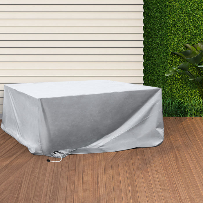 Goslash Picks Outdoor Furniture Cover Waterproof Silver 20Cm Extension