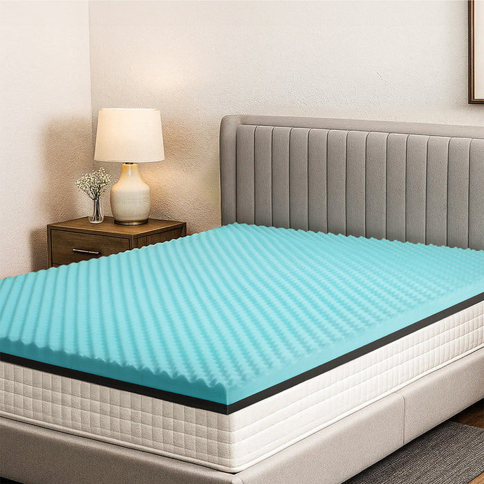 Goslash Picks Gel Memory Foam Mattress Topper Bed Cool Double