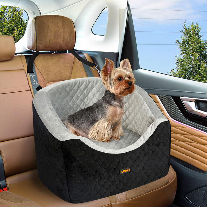 Goslash Picks Dog Car Booster Seat Belt Pet Safe Protector Travel Bed