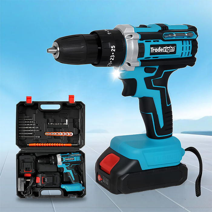 21V Cordless Drill Driver Set 2×2.0Ah Battery