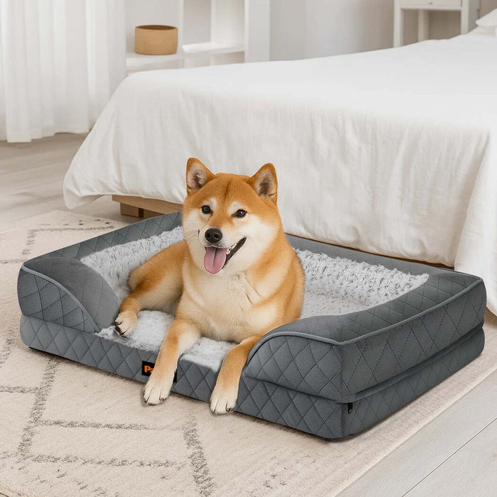 Goslash Picks Orthopedic Memory Foam Pet Bed Dog Washable Mat