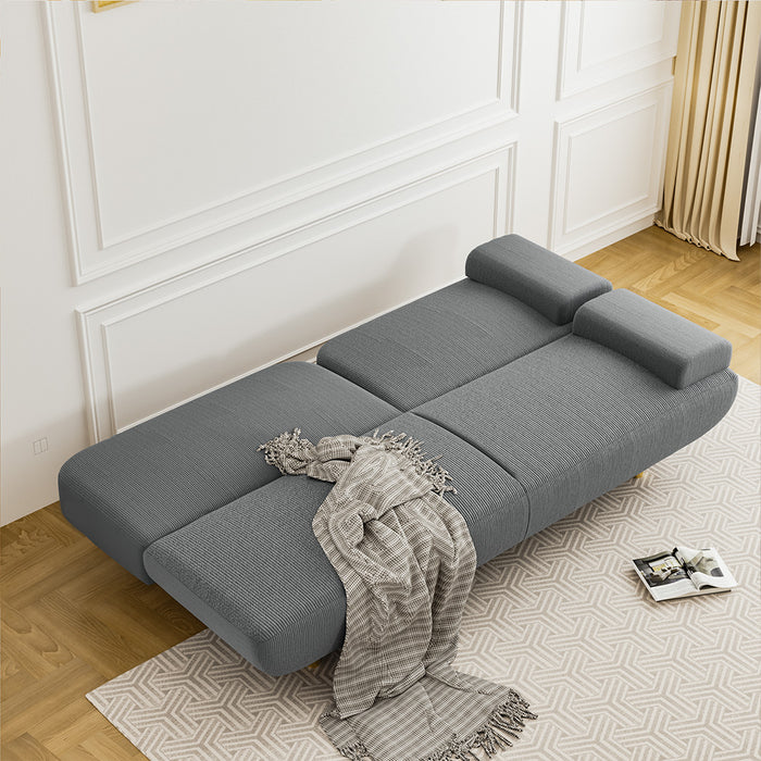 Convertible Sofabed With Usb Charge And Side Table