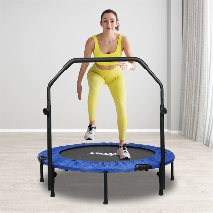 48 Inch Foldable Mini Trampoline Rebounder Fitness