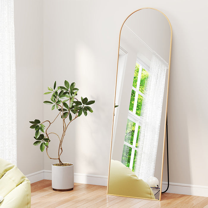 165X60Cm Full Length Mirror Wall Mounted Mirror Gold