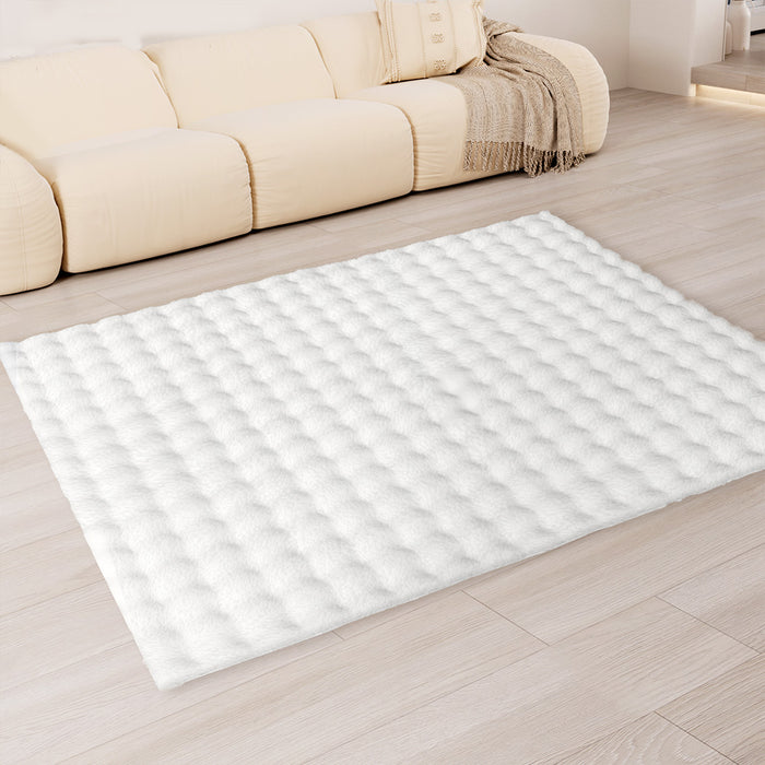 Goslash Picks Area Rug Large Shaggy Faux Rabbit Fur 120X160Cm