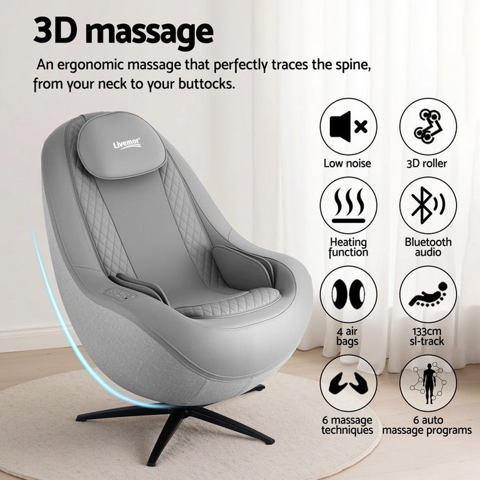 Massage Chair Electric Recliner Home Massager 3D Roli