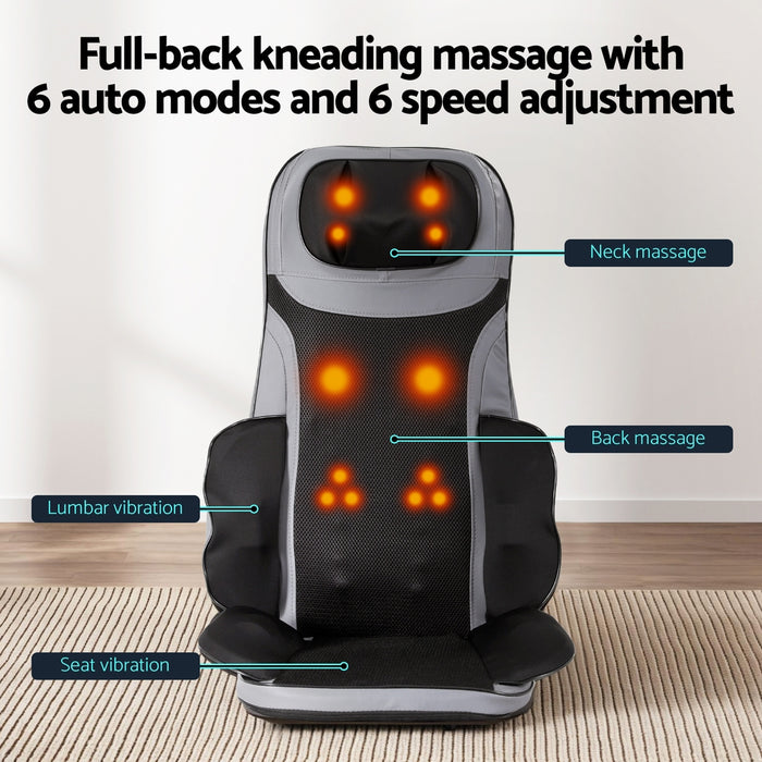 8-Nodes Full Back Massage Cushion Heating Massage Seats