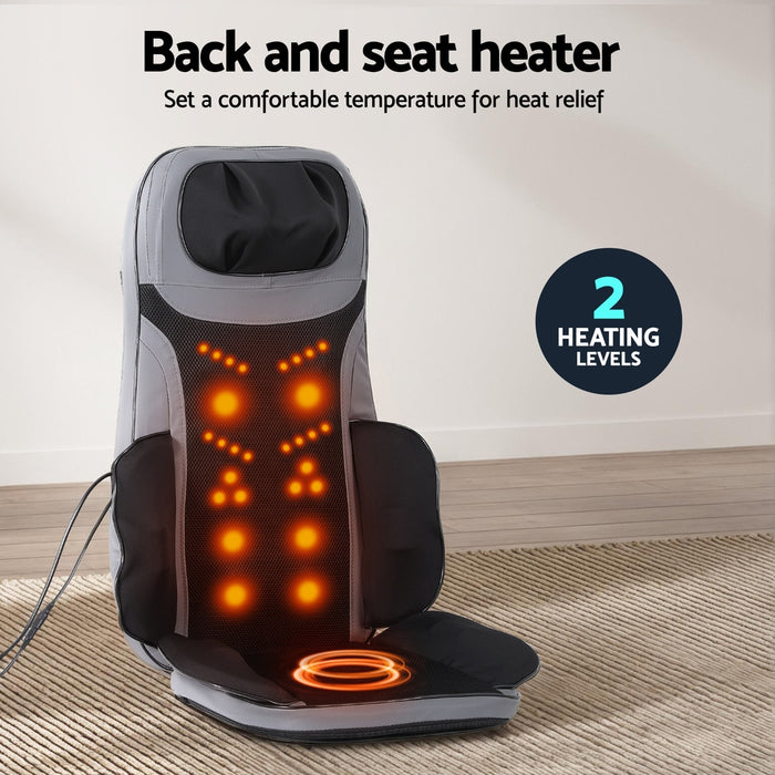 8-Nodes Full Back Massage Cushion Heating Massage Seats