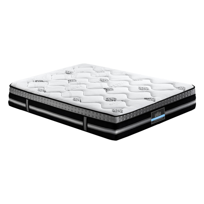 King Mattress 35cm Bed In A Box Pocket Spring Gel Memory Foam