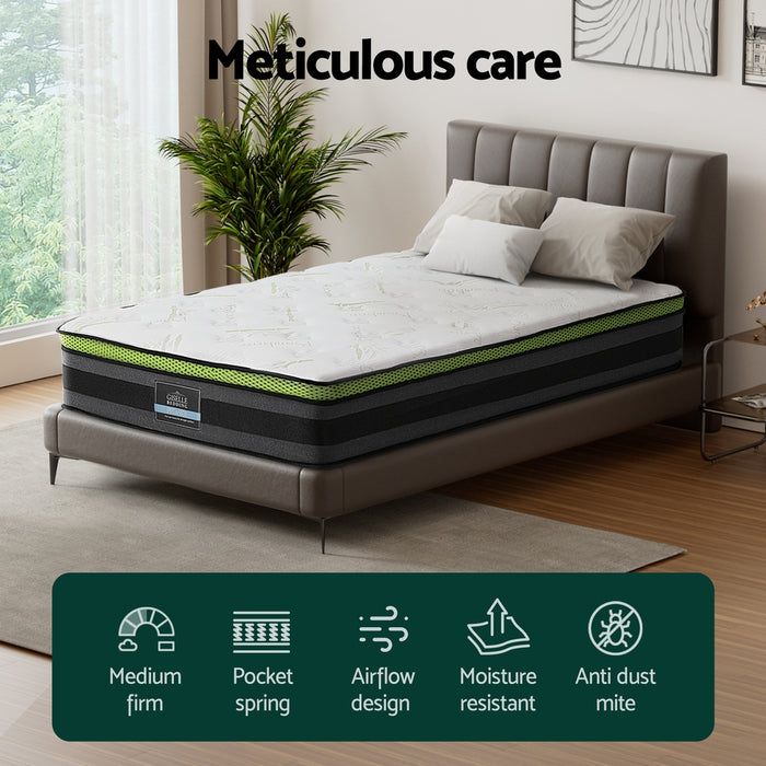 King Single Size Mattress Cool Gel Foam 30Cm