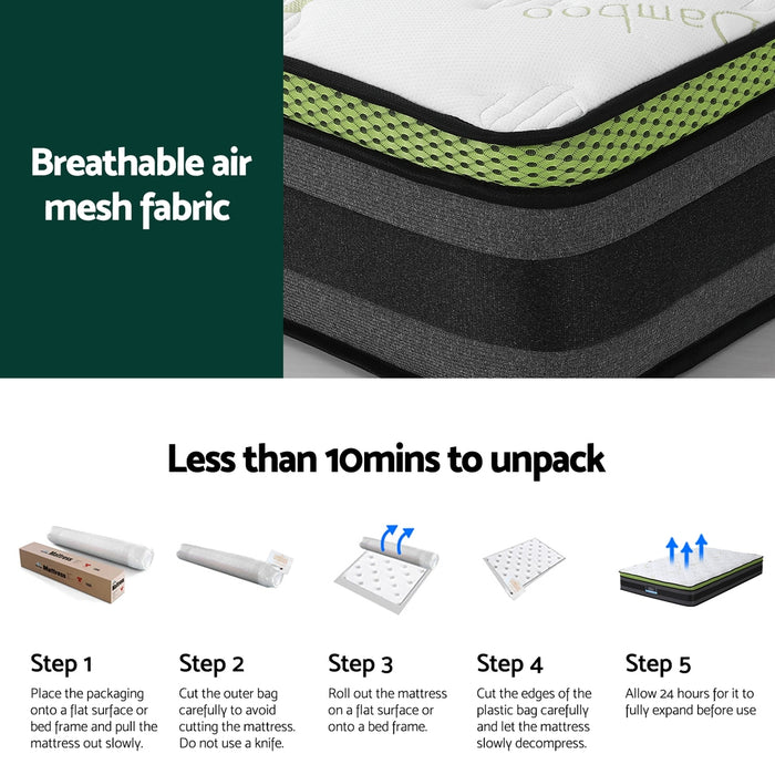 Single Size Mattress Cool Gel Foam 30Cm