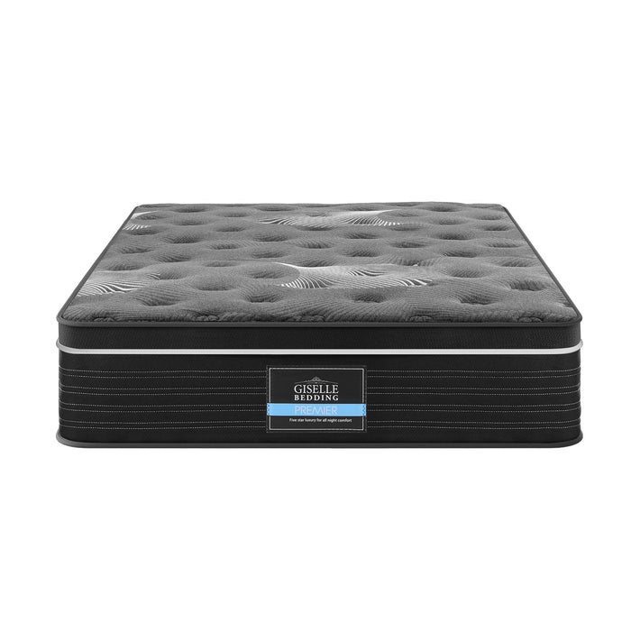 35cm Mattress Graphene Memory Foam Medium Firm Euro Top Mattresses King Single