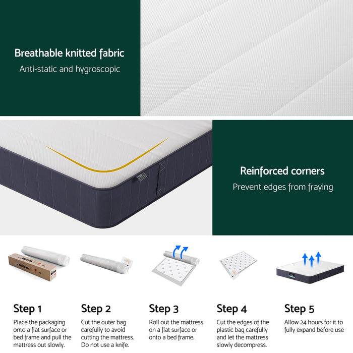 20cm Mattress King Bed Pocket Spring Mattresses