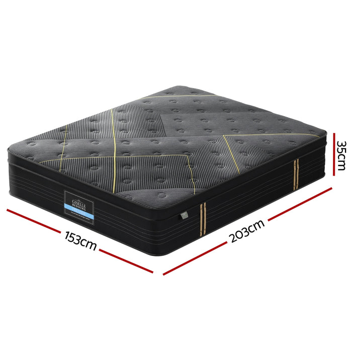 35cm Mattress Queen Bed Bamboo Pocket Firm Foam