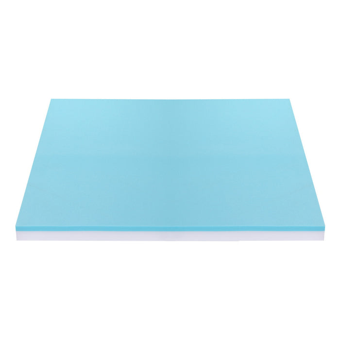 8cm Memory Foam Mattress Topper Gel Dual Layer Foam Bamboo Queen
