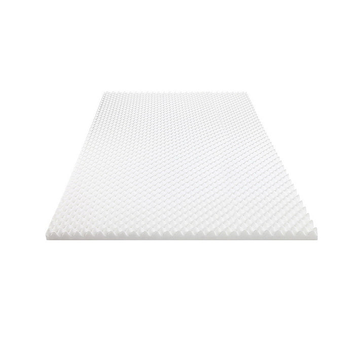 Memory Foam Mattress Topper Egg Crate 5cm King Single